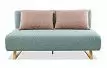 Диван-кровать Rosy 3-х местный, мята/коралловый