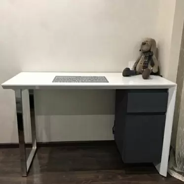 Стол письменный Kepler, белый/серый IMG-20200709-WA0079