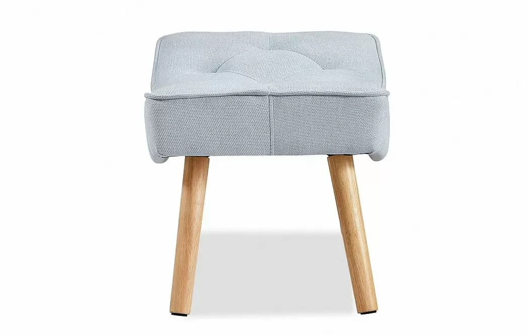 Кресло и оттоманка Hygge, голубой/натуральный - фото 13