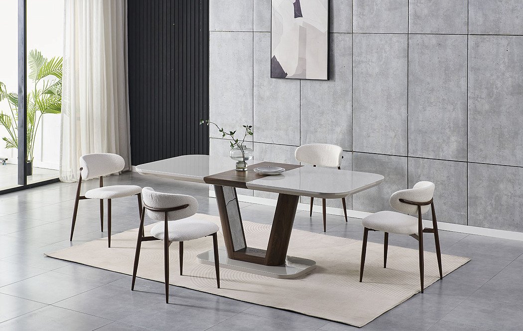 Стул Aaron, кремовый/орех - фото 17