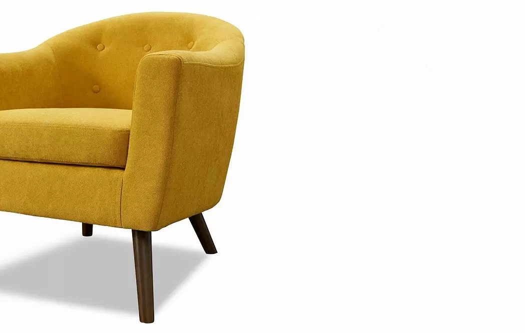 Комплект мягкой мебели Florence, желтый шафран/орех - фото 25