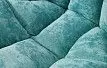 Кресло и оттоманка в стиле Husk, бирюзовый