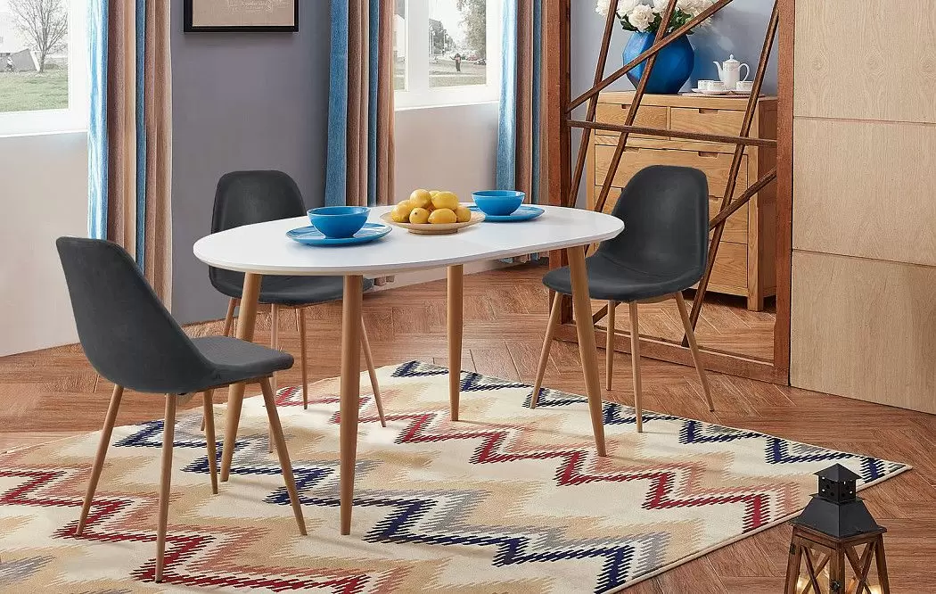 Стул Jackson, темно-серый/дерево - фото 3