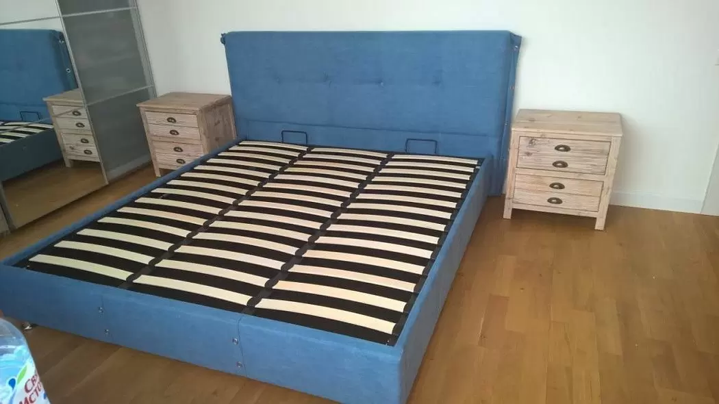 Кровать с подъемным механизмом Norden 180х200, синий - фото 16