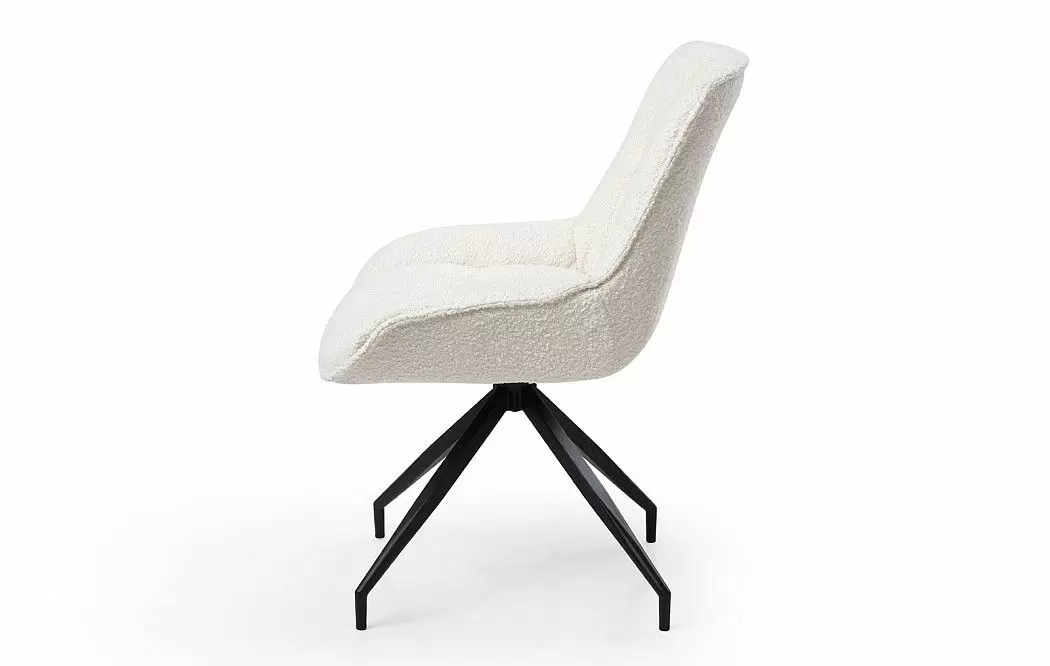 Стул Joely, белый тедди/черный - фото 9