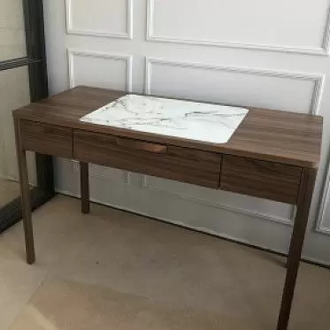 Стол письменный Stanford, орех/мрамор
