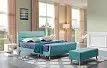 Кровать Borneo, бирюзовый