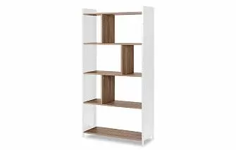 Стеллаж Oslo, орех/белый