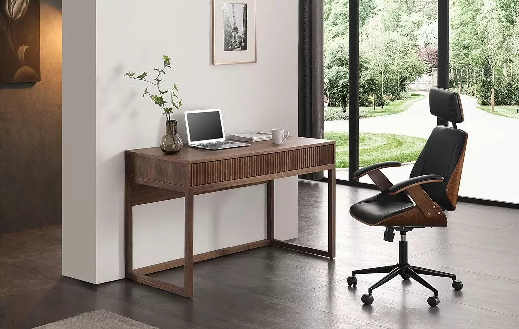 Кресло Benjamin, черный/орех - фото 2