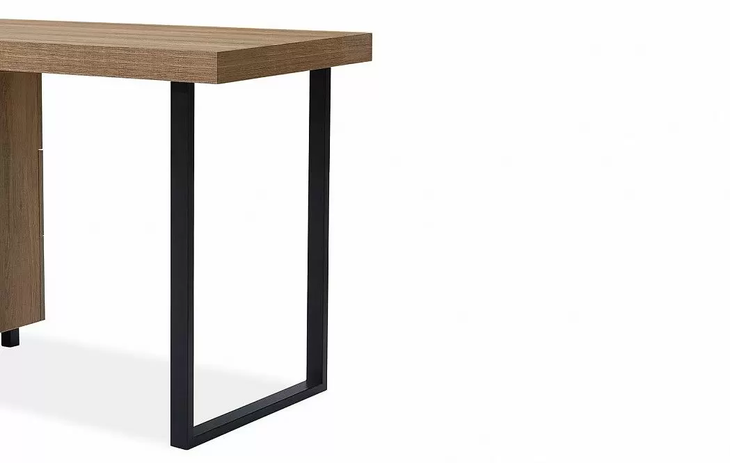 Стол письменный Ashby, орех/черный - фото 9