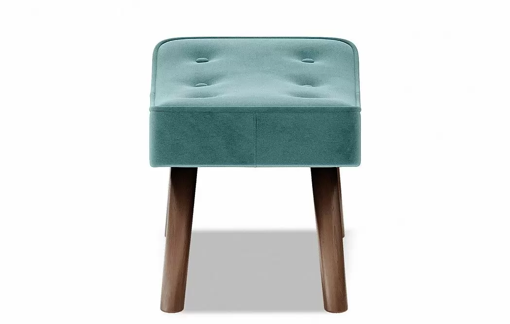 Кресло и оттоманка Hygge, темно-бирюзовый/орех - фото 19