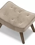 Оттоманка Hygge Classic, бежевый/орех