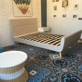 Кровать Borneo 160х200, синий