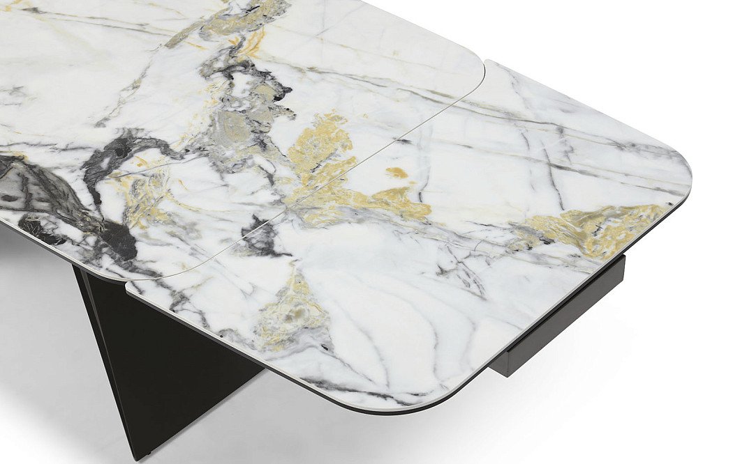 Стол раскладной Richard 160-240, светлая керамика/серый - фото 7