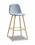 Стул барный Jackson Bar, голубой/дерево