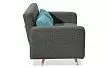 Диван-кровать Cardiff, серый/бирюзовый меланж