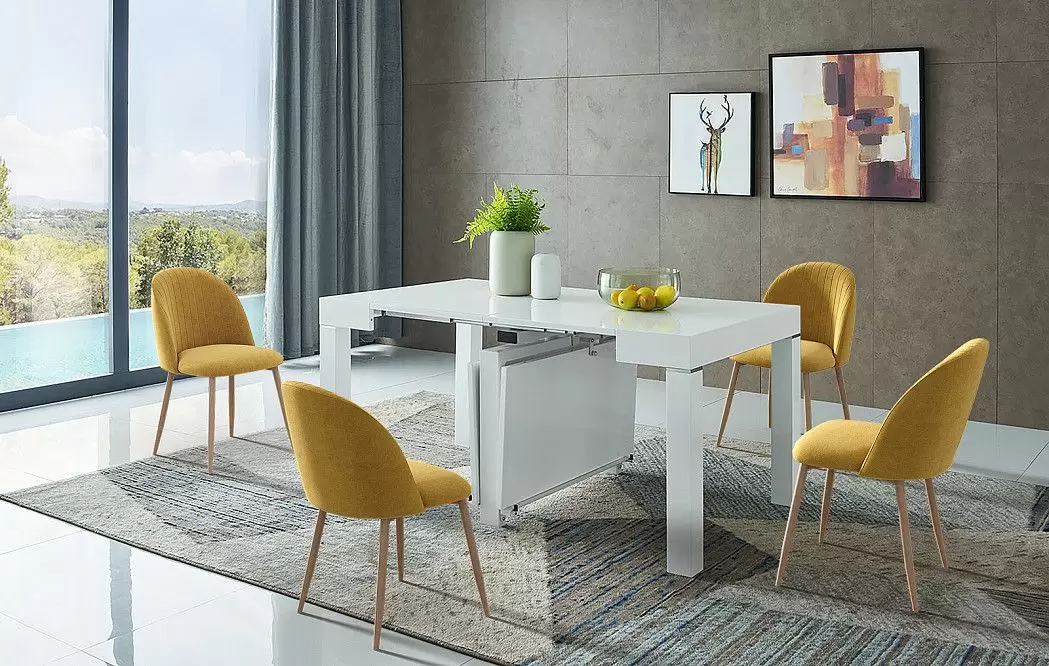 Стол раскладной Claus, белый - фото 13