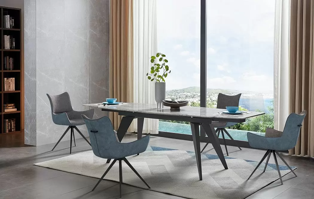 Кресло Jess, серый/синий - фото 2