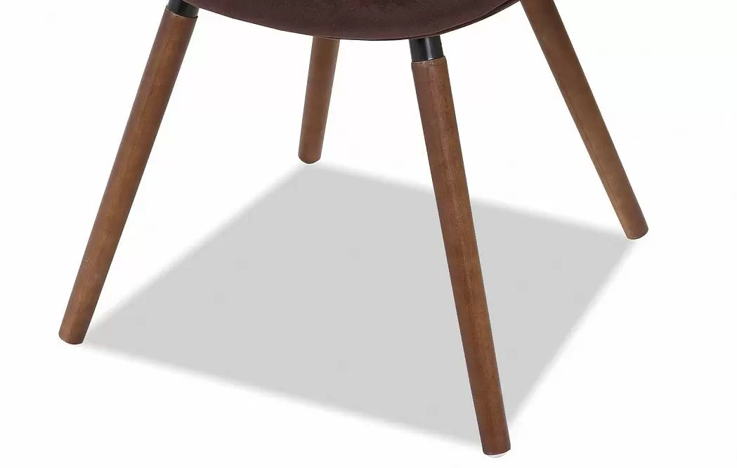 Стул Jody, шоколадный велюр/орех - фото 8