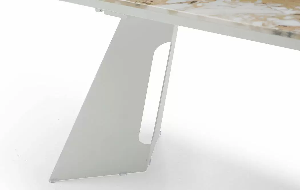 Стол раскладной Monte Carlo 180-270, светлая керамика/белый - фото 14