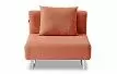Комплект мягкой мебели Rosy, папайя/хром