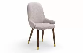 Стул Franco, бежевый/орех/золото