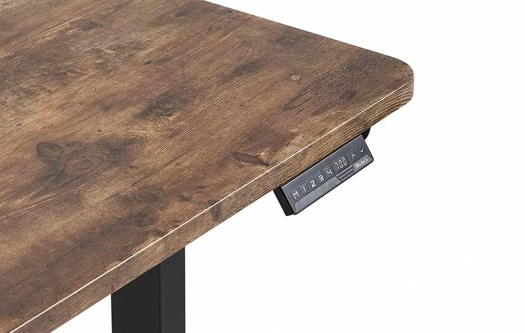 Стол Dallas (120) жженое дерево, регулируемая высота, электропривод - фото 7