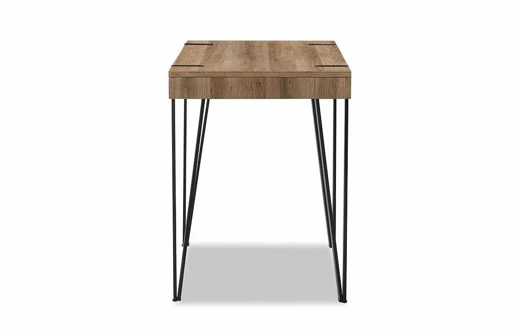 Стол письменный Project, орех/черный - фото 12