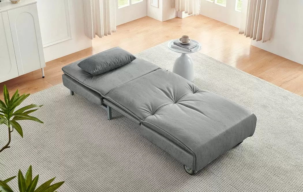 Кресло-кровать Vicky, светло-серый - фото 2