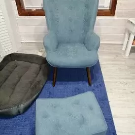 Кресло Hygge, коричневый/натуральный