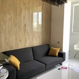 Диван-кровать Soho, графитовый/желтый