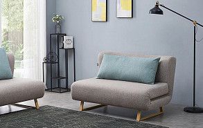 Диван-кровать Rosy 2-х местный, бежевый/мята