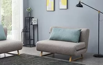 Диван-кровать Rosy 2-х местный, бежевый/мята