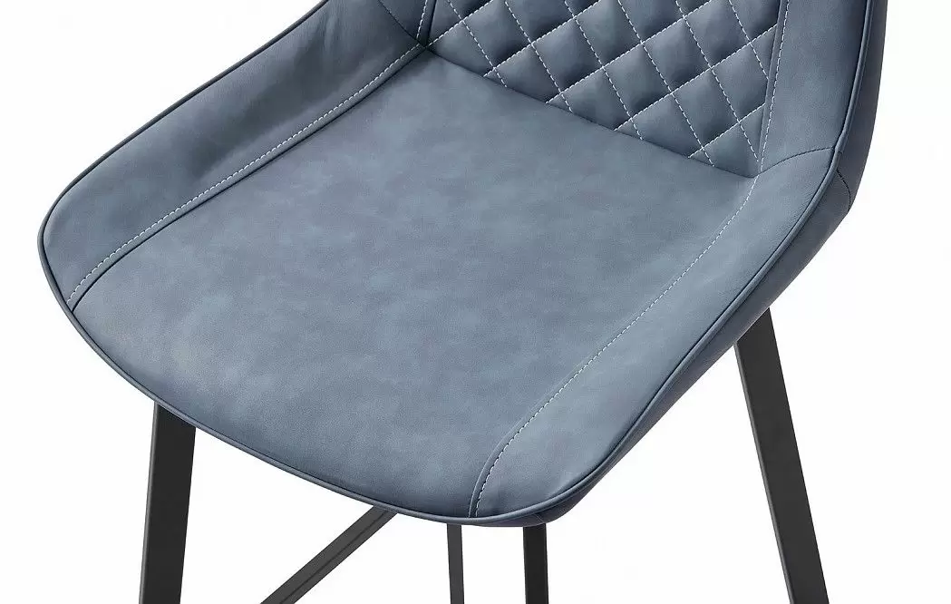 Стул барный Tracy (75), синий/черный - фото 4