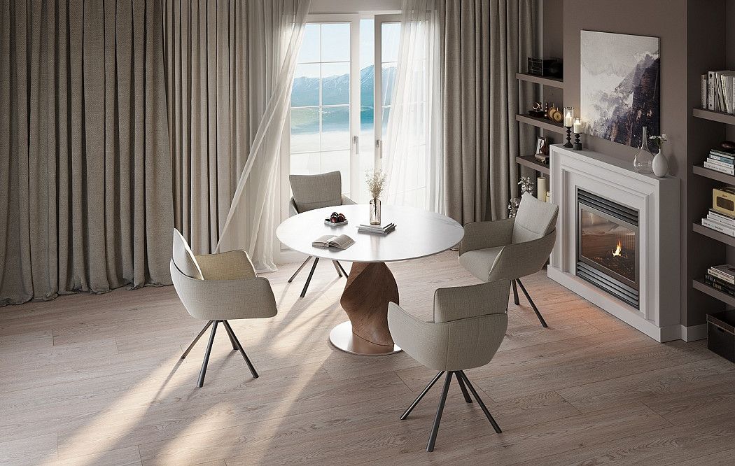 Стол Niagara + 4 стула Gwen - фото 3