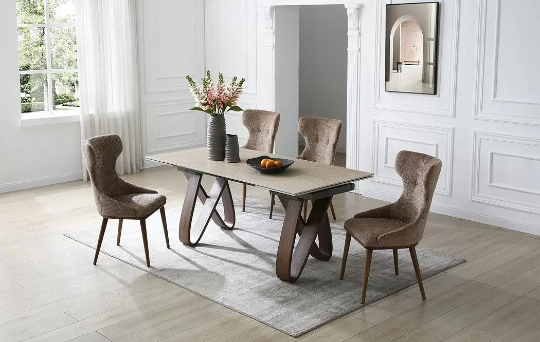 Стол раскладной Lido 180-260, песочная керамика - фото 3