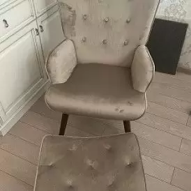 Кресло Hygge, коричневый/натуральный