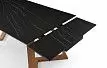 Стол раскладной Sorrento 180-240, черная керамика/ясень
