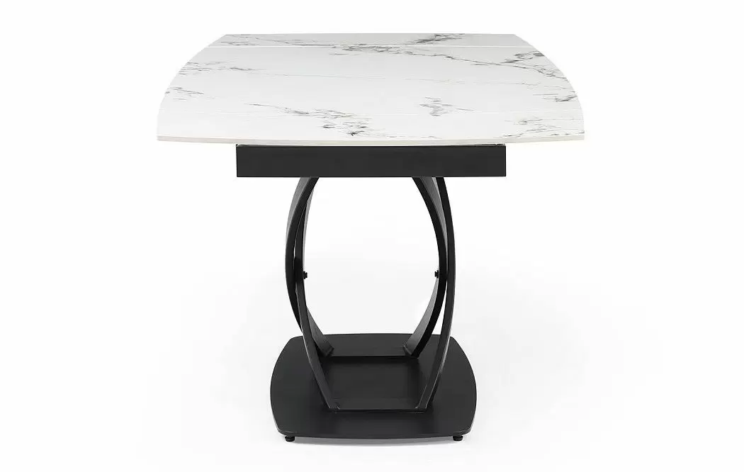 Стол раскладной Lorenzo 120-180, белая керамика - фото 17