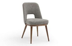 Стул Agata, серо-коричневый/орех