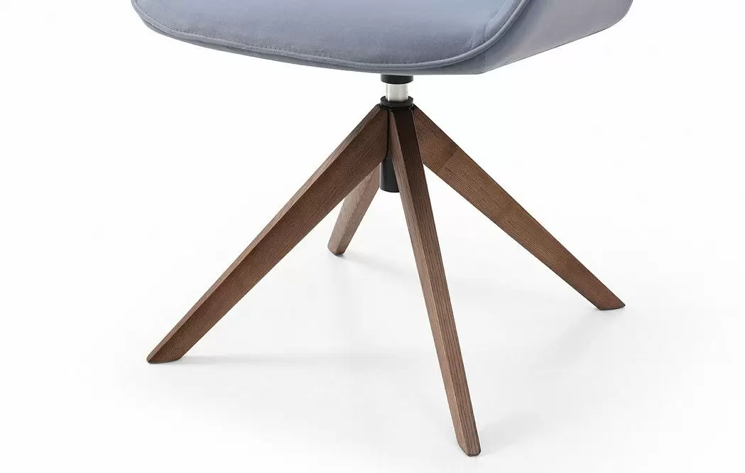 Стул Sheryl, серый/орех - фото 8