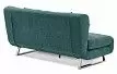 Диван-кровать Rosy 3-х местный, темно-бирюзовый/хром