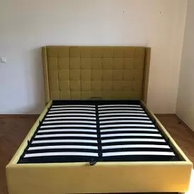 Кровать с подъемным механизмом Vivien 180x200, желтый