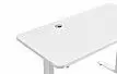Стол New York (120) белый, регулируемая высота, электропривод