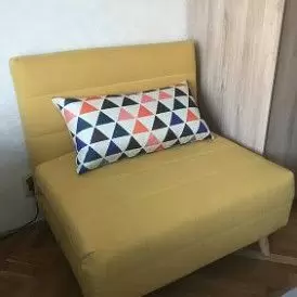 Кресло-кровать Flex, желтый