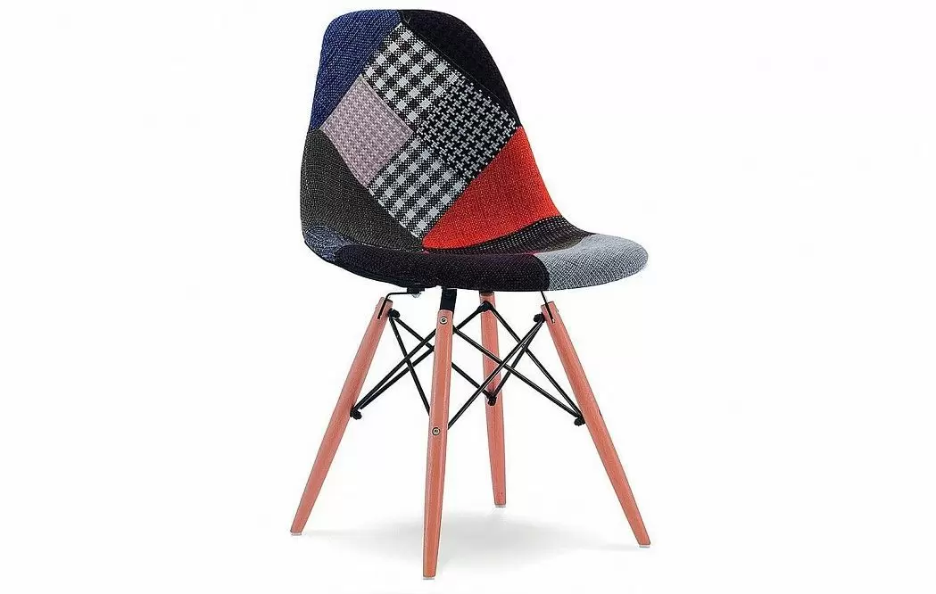 Стул Jolene (в стиле Eames), пэчворк