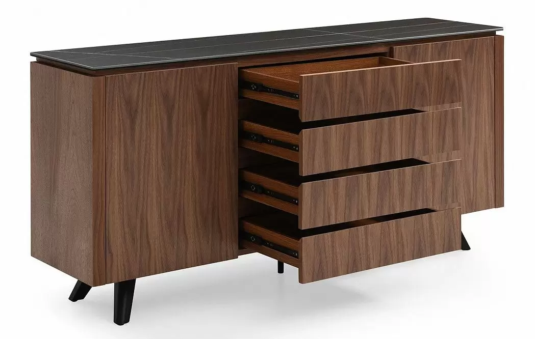 Буфет Nottingham, темная керамика/орех - фото 5