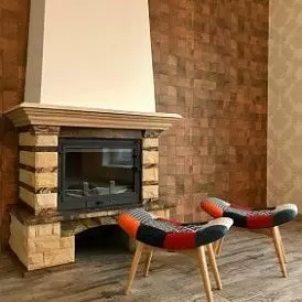 Оттоманка Contour, розовый/белый