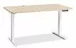 Стол Vancouver (140) беленый дуб, регулируемая высота, электропривод