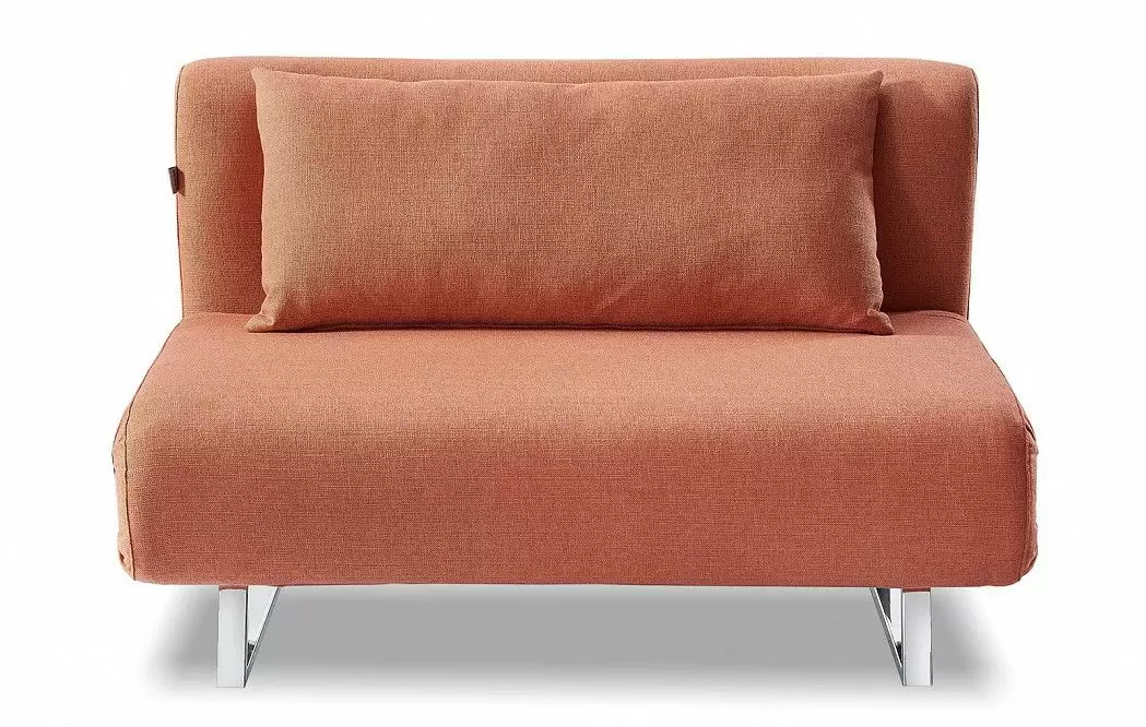 Диван-кровать Rosy 2-х местный, папайя/хром - фото 4